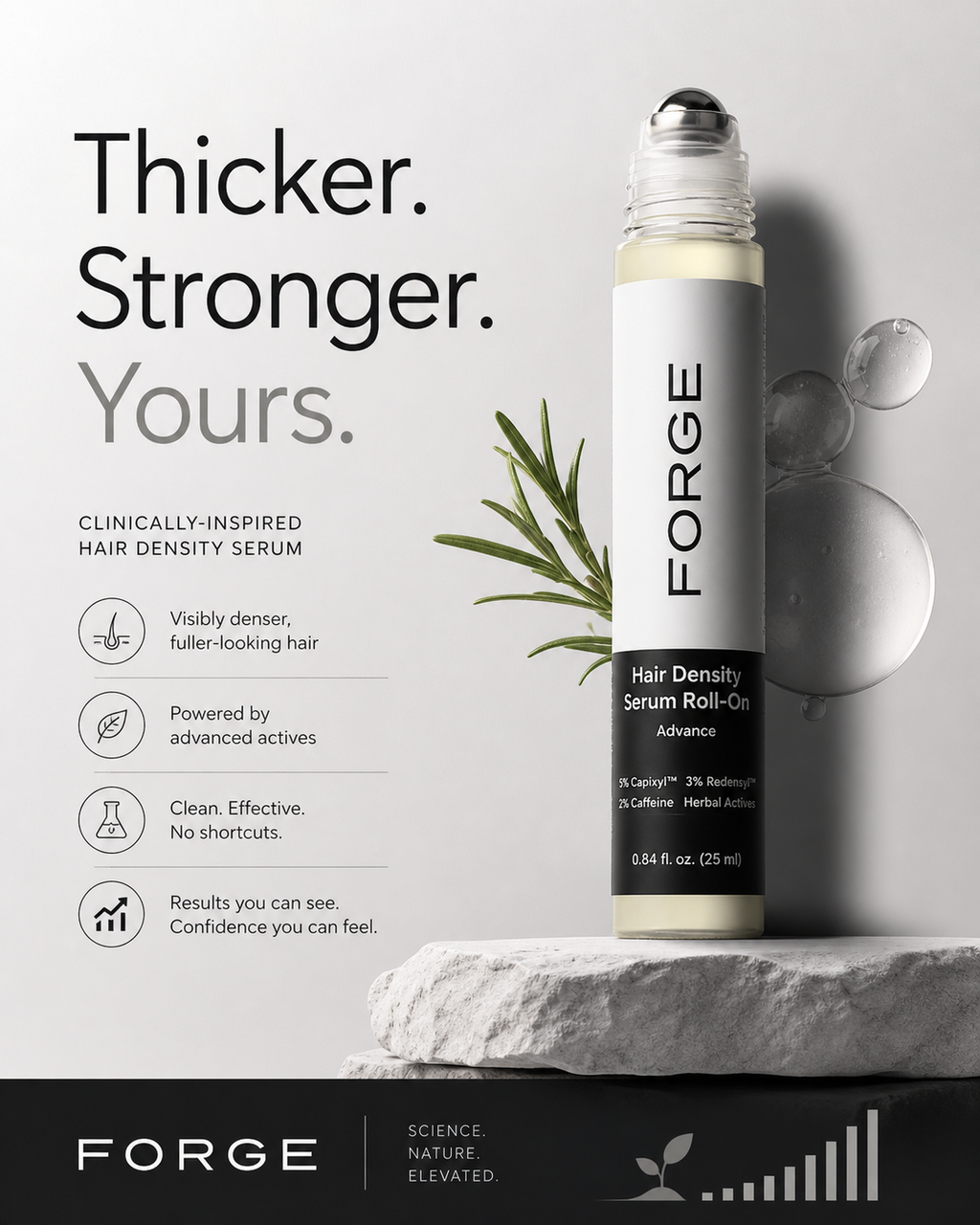 FORGE Advanced Hair Density Roll-On Serum